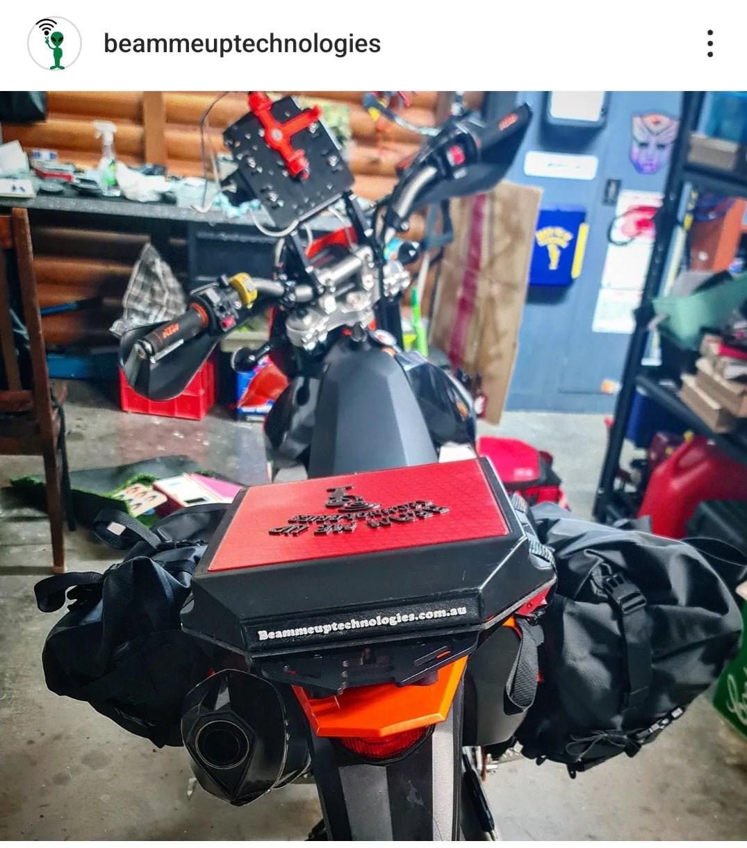 Starlink Mini Adventure Bike Mount