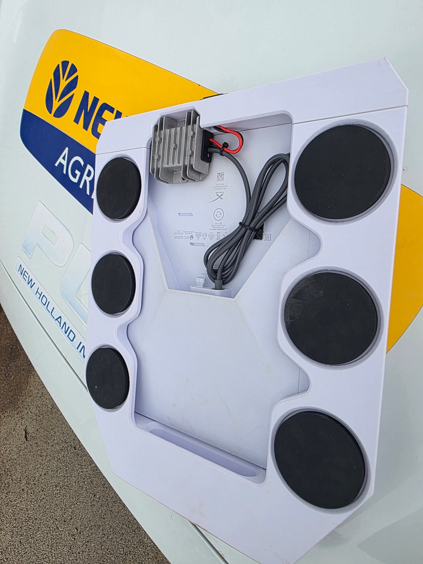 Add an Intergrated Voltage Step-Up Module. 12VDC/24VDC In to 30VDC Out