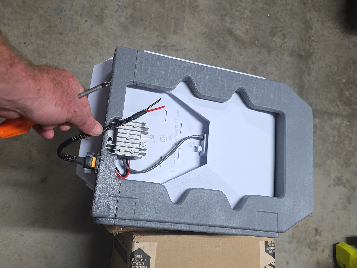 Add an Intergrated Voltage Step-Up Module. 12VDC/24VDC In to 30VDC Out